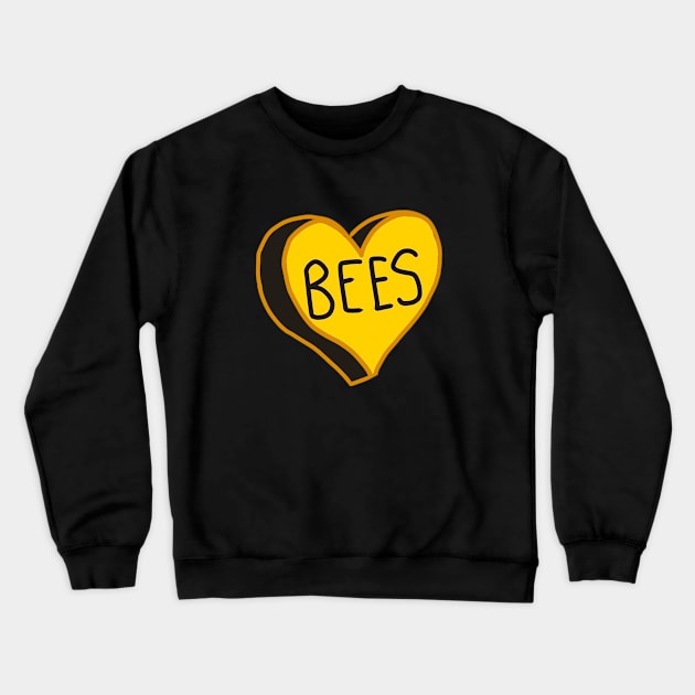 We Love Bees Crewneck Sweatshirt by ROLLIE MC SCROLLIE